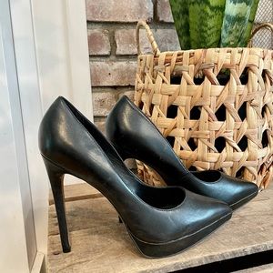 Aldo Lalia leather platform stilettos. Worn once.